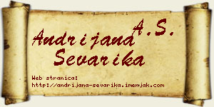 Andrijana Ševarika vizit kartica